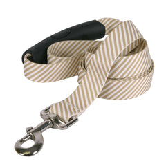 Southern Dawg Seersucker Brown Premium Dog Leash