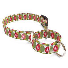 Christmas Cheer Martingale Dog Collar