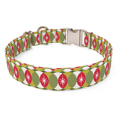 Christmas Cheer Sterling Premium Dog Collar
