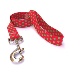 Christmas Polka Dot Dog Leash