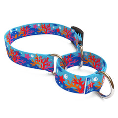 Coral Reef Martingale Dog Collar