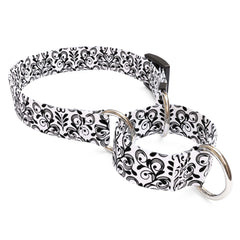 Damask Martingale Dog Collar