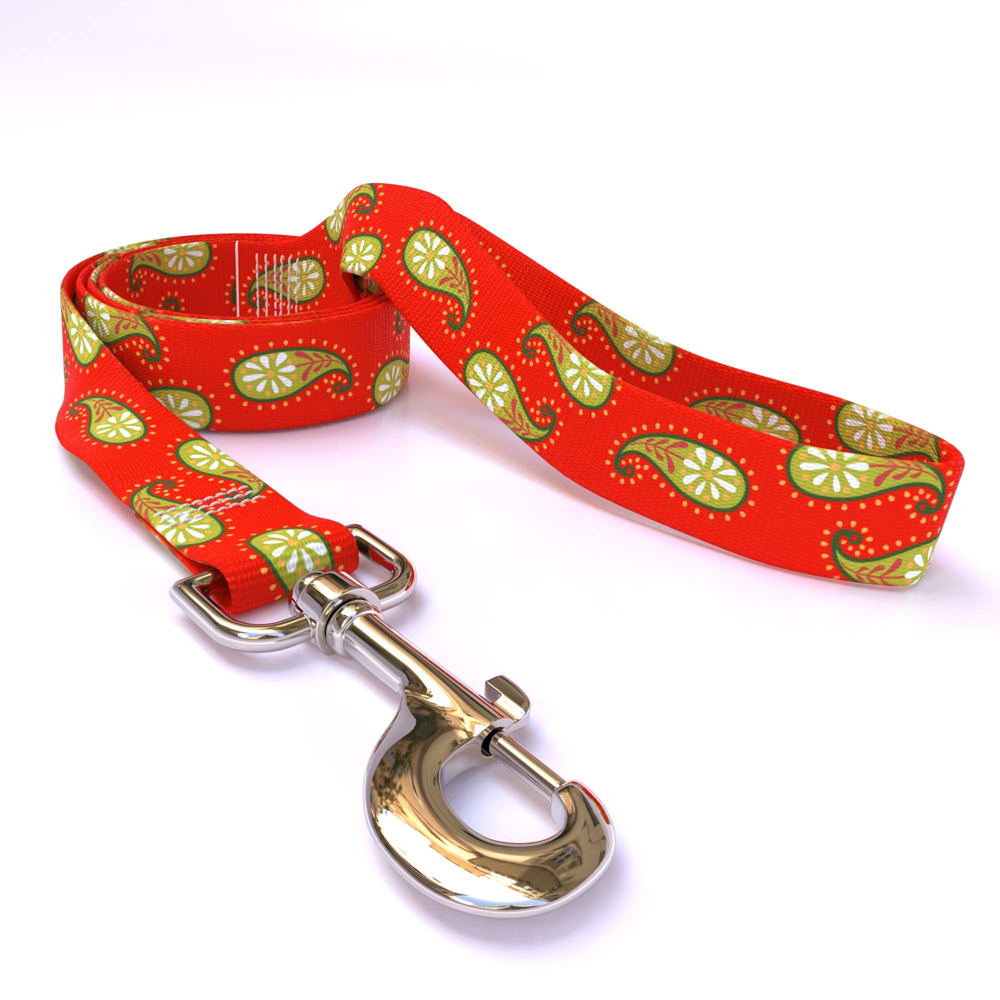 Holiday Paisley Dog Leash