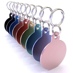 HyperLite Circle Dog ID Tag with Engraving