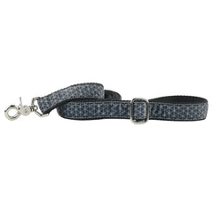 Industrial Geometric Black Velvet Essential Dog Leash