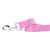 Rose Pink Nylon Dog Leash