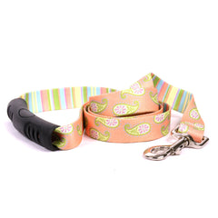 Melon Paisley EZ-grip Dog Leash