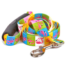 Pink Flamingo EZ-grip Dog Leash