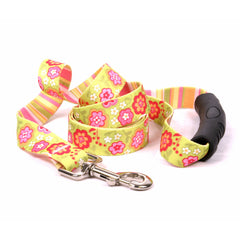 Green Bouquet EZ-grip Dog Leash