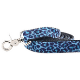 Wild Kitty Blue Velvet Dog Leash