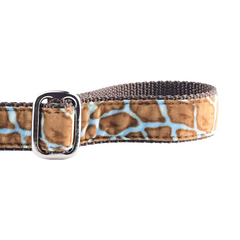 Wild Spots Blue Velvet Dog Leash