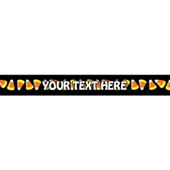 Personalized Candy Corn Dog Collar