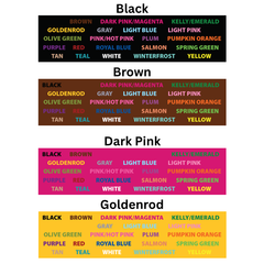 Personalized Martingale Collar with Name - Solid Colors