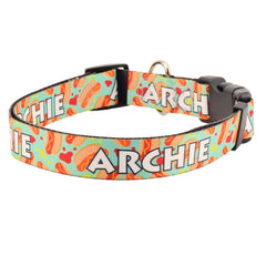 Personalized Hot Diggity Dog Dog Collar