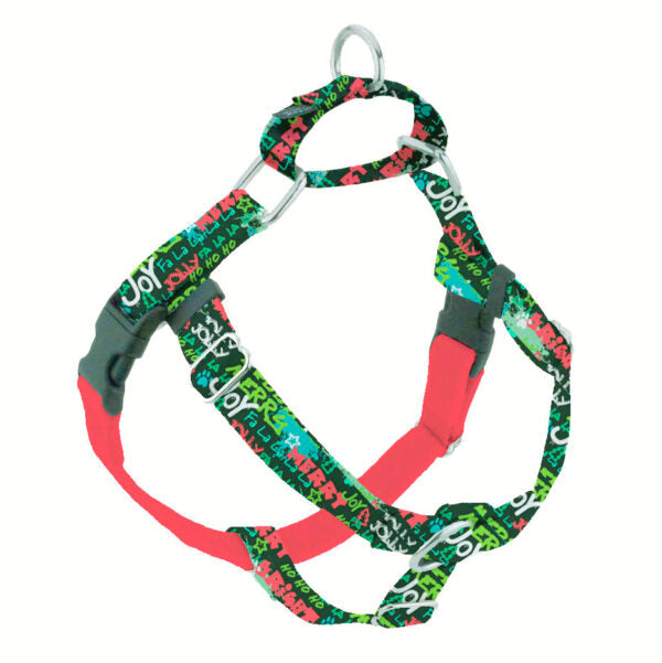 Holiday Graffiti Freedom No-Pull Dog Harness - EarthStyle