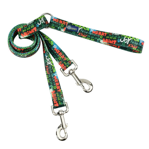 Holiday Graffiti Training Leash