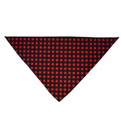 Buffalo Plaid Red Dog Bandana