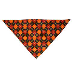 Argyle Fall Dog Bandana