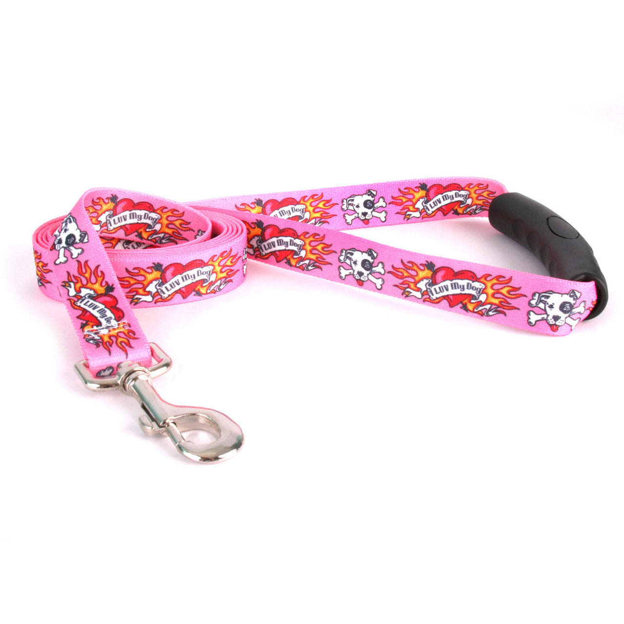 I Luv My Dog Pink EZ-gripDog Leash