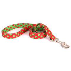 Christmas Polka Dot Dog Leash