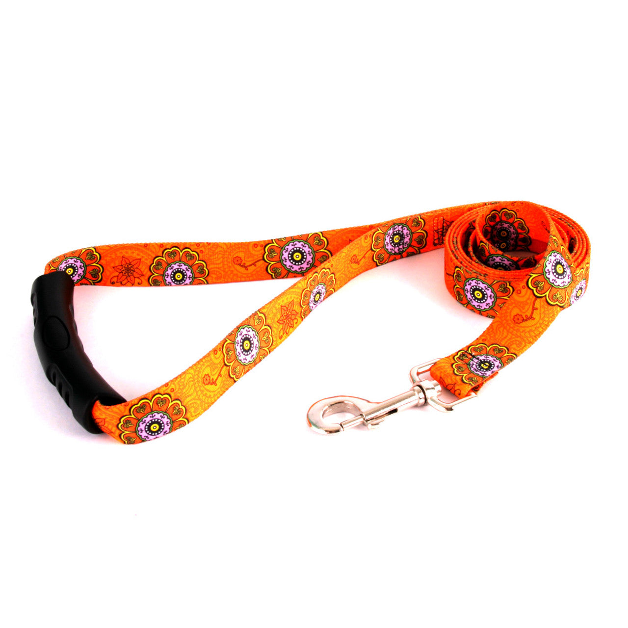 Folk Flowers Dog Leash