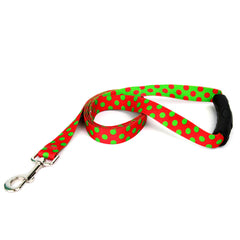Christmas Polka Dot EZ-grip Dog Leash