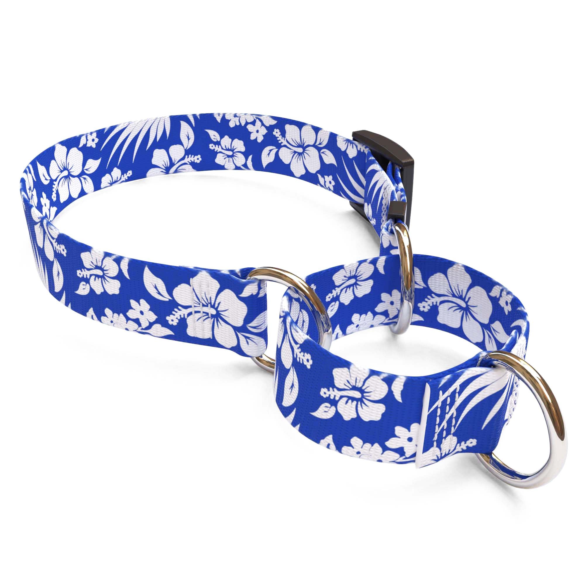 Aloha Blue Dog Collar