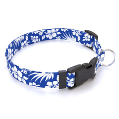 Aloha Blue Dog Collar