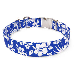 Aloha Blue Dog Collar