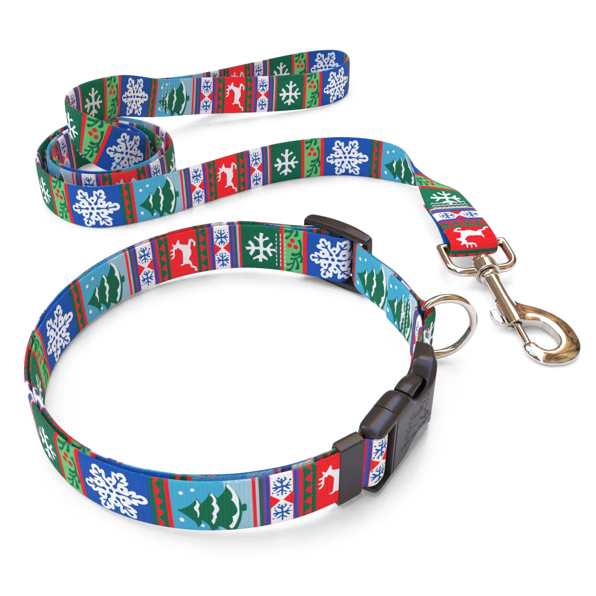 Matching Alpine Dog Collar and Leash