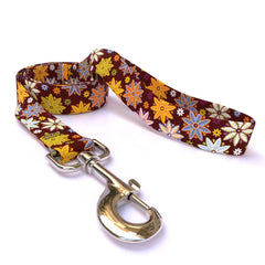 Autumn Flowers Dog Leash