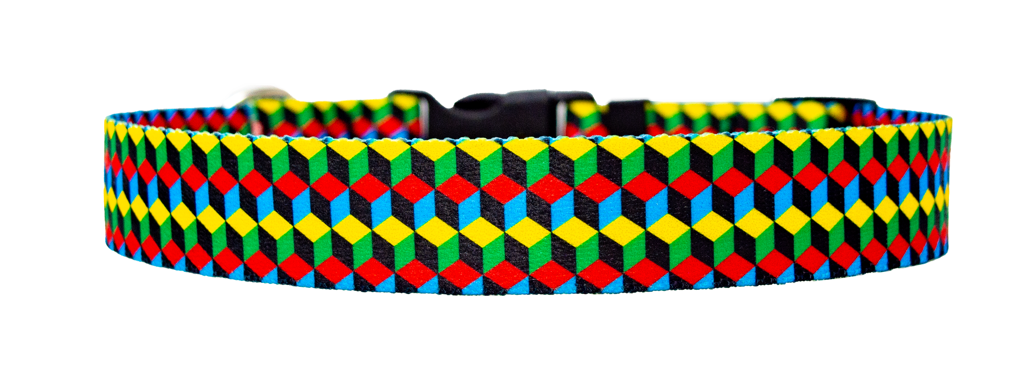 Block Steps Dog Collar