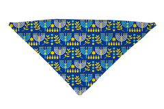 Bright Menorahs Dog Bandana