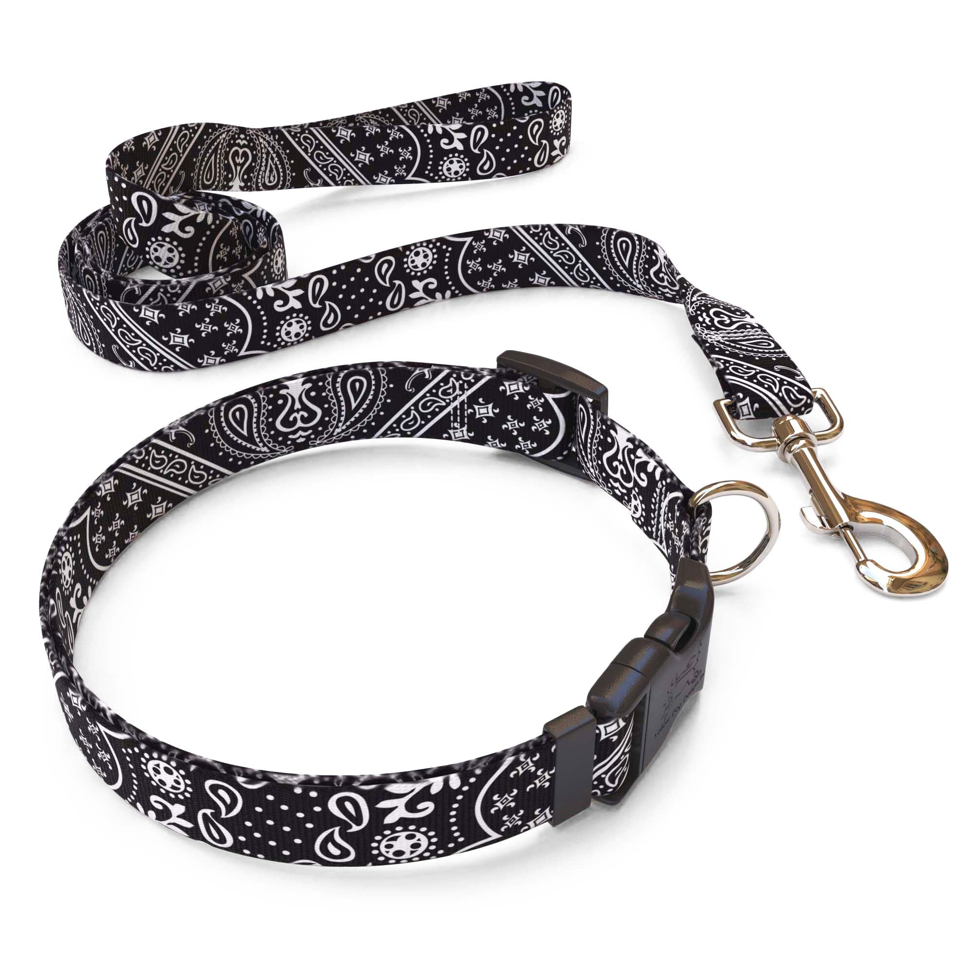 Bandana Black Dog Collar