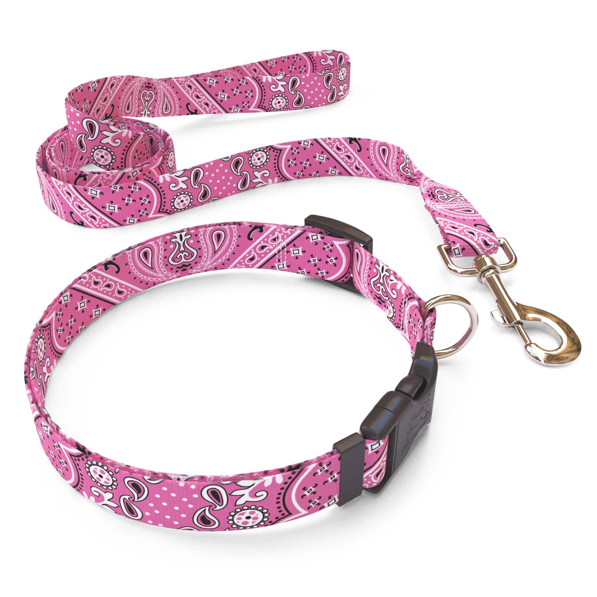 Bandana Pink Dog Collar