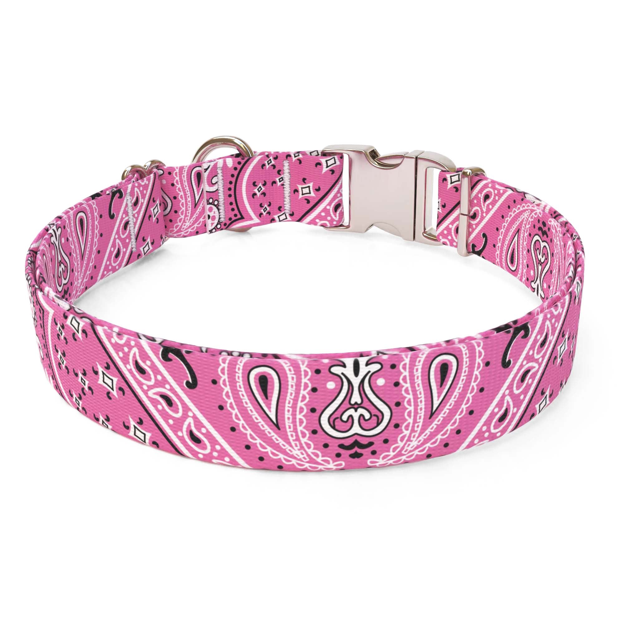 Bandana Pink Dog Collar