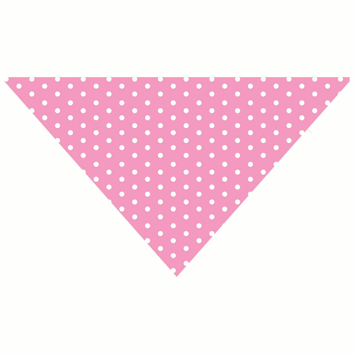 New Pink Polka Dot Dog Bandana