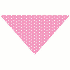 New Pink Polka Dot Dog Bandana