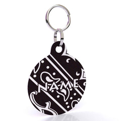 Bandana Black HD Dog ID Tag