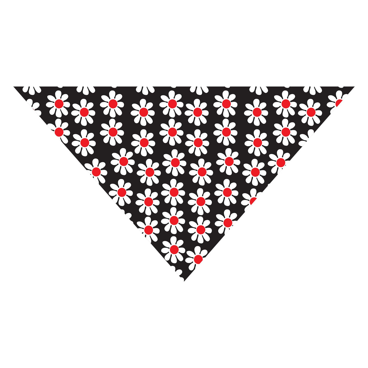 Black Daisy Dog Bandana