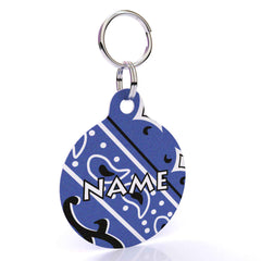 Bandana Blue HD Dog ID Tag