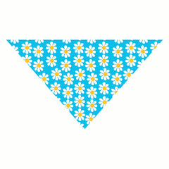 Blue Daisy Dog Bandana