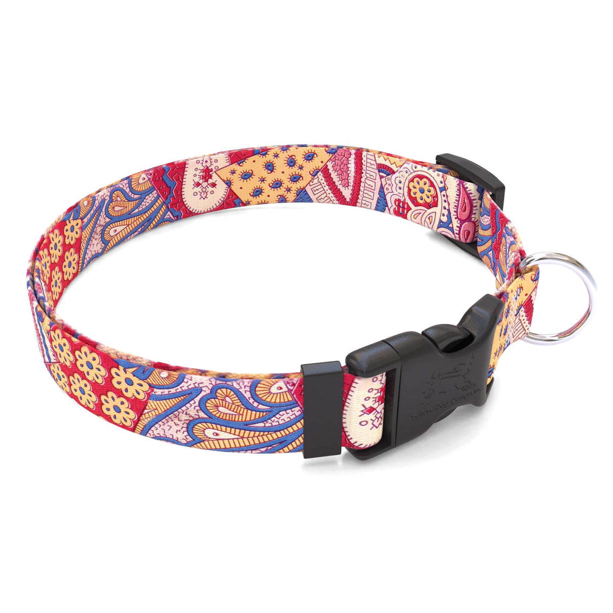 Bohemian Patchwork Dog Collar