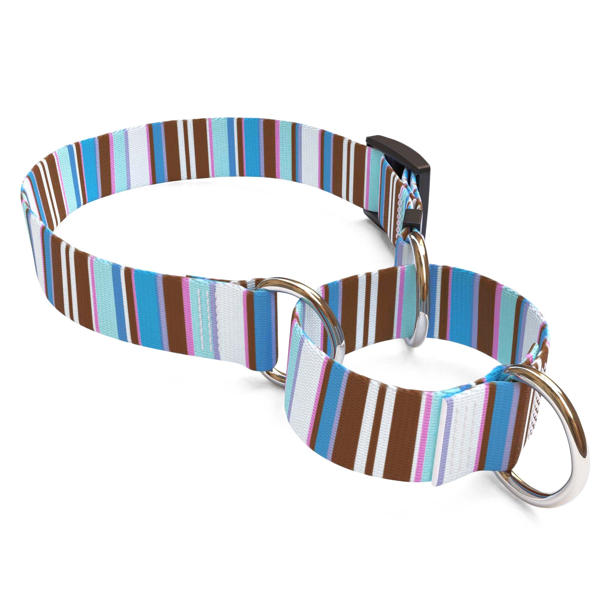 Brown Stripes Dog Collar