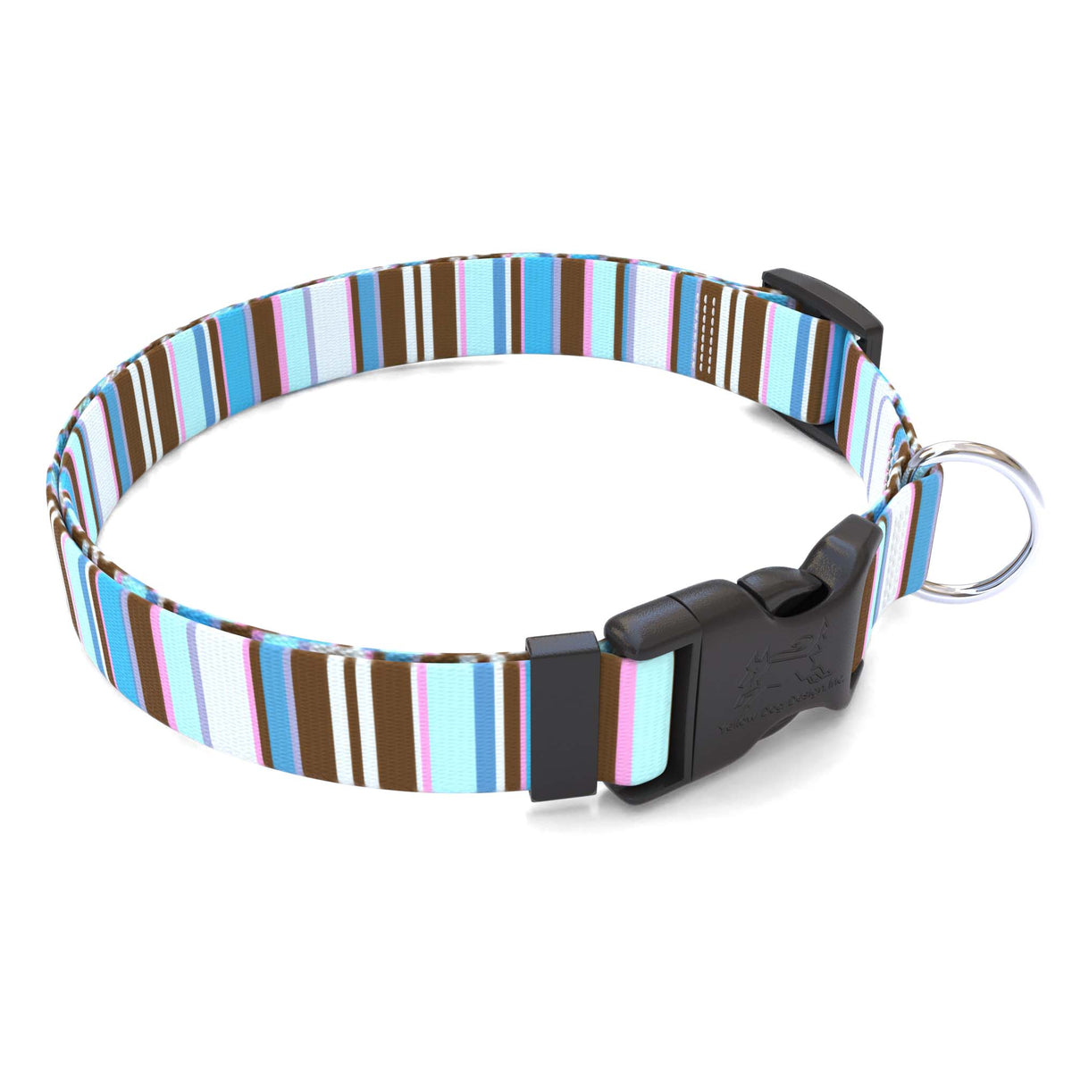 Brown Stripes Dog Collar