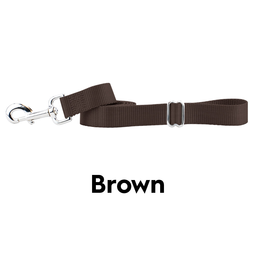 Brown Nylon Dog Leash