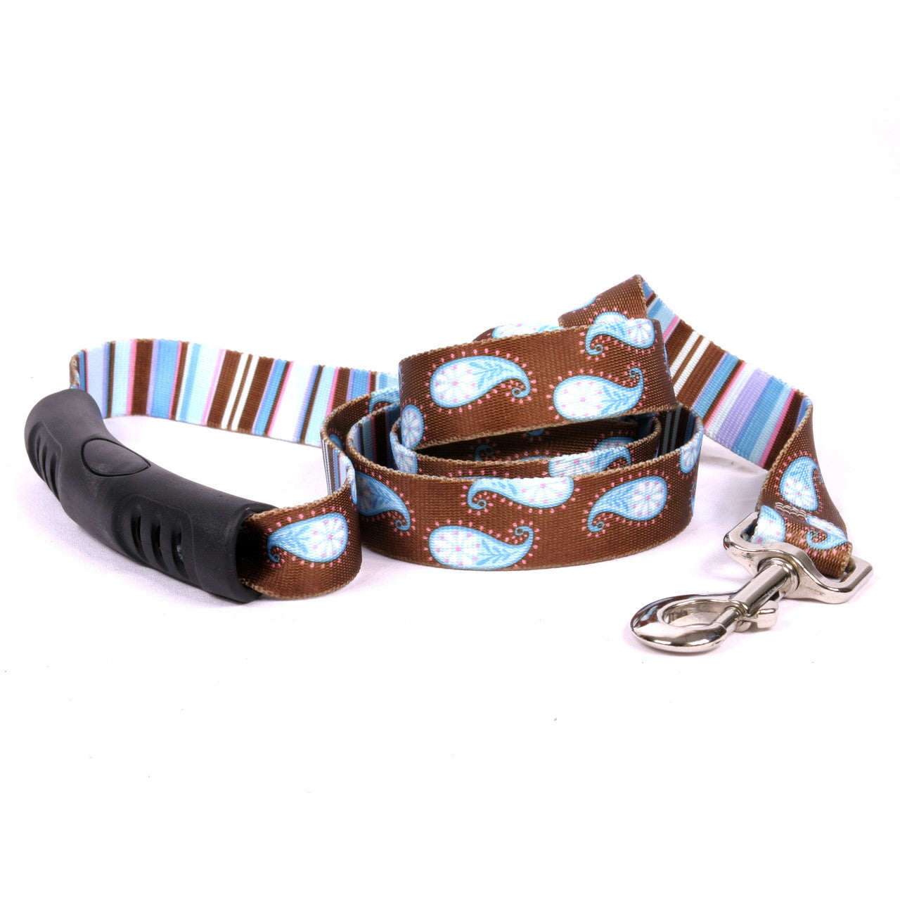 Brown Paisley EZ-grip Dog Leash