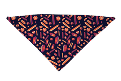 Crystals Orange Dog Bandana