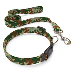 Matching Camo Dog Collar and Leash