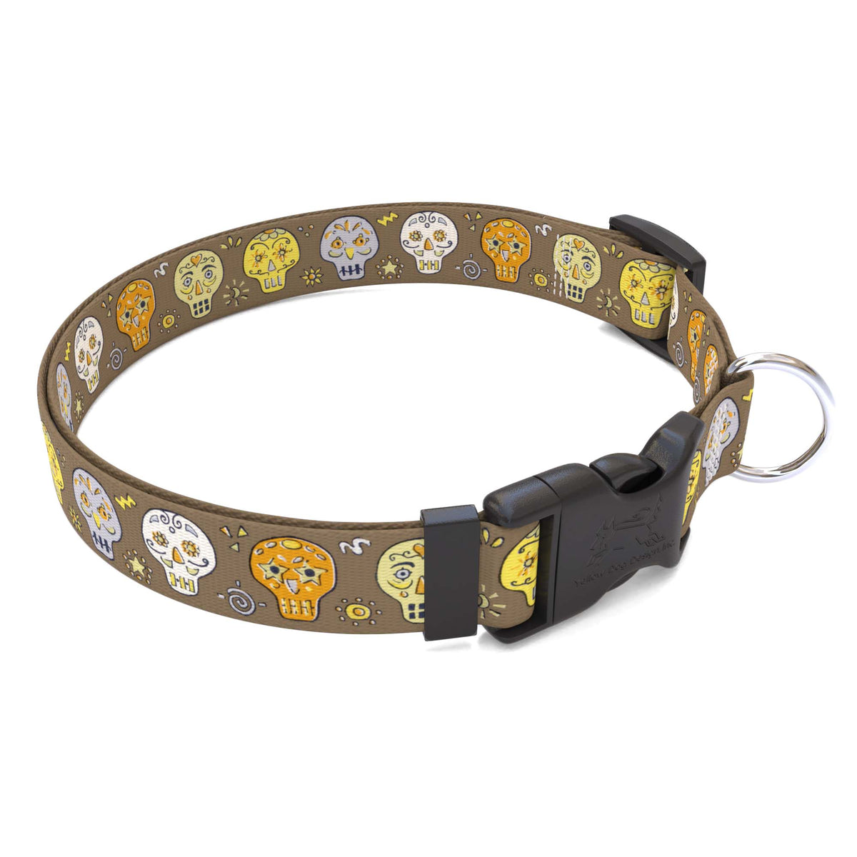 Candy Skulls Dog Collar